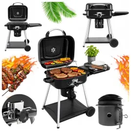 grill-weglowy-z-pokrywa-polkami-kolkami-i-regulacja-rusztu-na-ogrod-taras