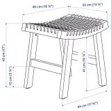 ikea-stackholmen-stolek-krzeselko-ogrodowe-braz-stan-nowy-kolor-brazowy