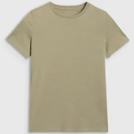 koszulka-chlopieca-4f-t-shirt-z-logo-bawelna-gladka-regular-zielony-152