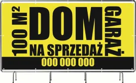 baner-reklamowy-oczkowany-100x50cm-projekt-gratis-dom-na-sprzedaz