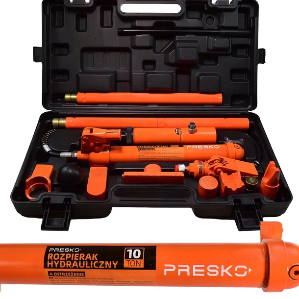 Rozpierak hydrauliczny 10T AKCESORIA żaba / przedłużki / adaptery / nasadki