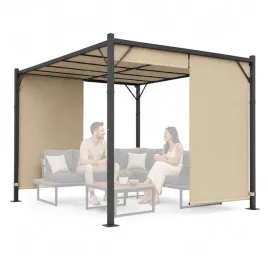 pergola-ogrodowa-tarasowa-3x4m-stalowa-altana-zadaszenie-bezowa-multigarden