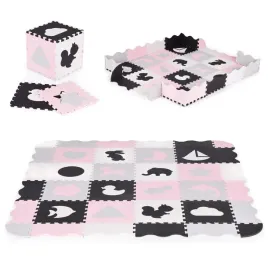 mata-piankowa-z-plotkiem-dla-dzieci-151x151-cm-36-el-suchy-basen-ecotoys