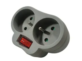 rozgaleznik-gniazdowy-zenitech-pojm260033-2xgniazdo-16a-szary