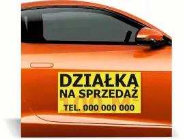 magnes-na-samochod-reklama-magnetyczna-60x30-cm-dzialka-na-sprzedaz-nr-tel