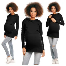 bluza-ciazowa-i-do-karmienia-dluga-tunika-czarna-z-kapturem-bawelniana-l-xl