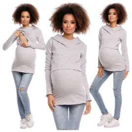 dluga-bluza-ciazowa-i-do-karmienia-szara-z-kapturem-bawelniana-xxl