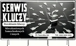 baner-reklamowy-100x50cm-projekt-gratis-oczkowany-serwis-kluczy