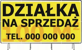 baner-reklamowy-200x100-cm-projekt-gratis-oczkowany-dzialka-na-sprzedaz