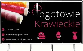 baner-reklamowy-130x80cm-projekt-gratis-oczkowany-pogotowie-krawieckie
