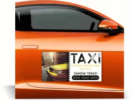 magnes-na-auto-reklama-magnetyczna-60x30-taxi-szybko-bezpiecznie
