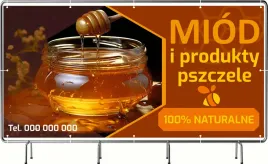 baner-reklamowy-300x150cm-rozne-wzory-projekt-gratis-miod-produkty-pszczele