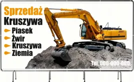 baner-reklamowy-300x150-cm-oczkowany-projekt-gratis-sprzedaz-kruszywa