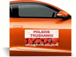 magnes-na-samochod-auto-reklama-magnetyczna-60x30-polskie-truskawki-tanio