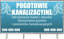 baner-reklamowy-300x150cm-projekt-gratis-rozny-wzor-pogotowie-kanalizacyjne