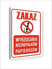 tabliczka-znak-informacyjny-dibond-20x15-zakaz-wyrzucania-niedopalkow