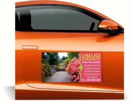 magnes-na-samochod-reklama-magnetyczna-60x30-uslugi-ogrodnicze-nazwisko