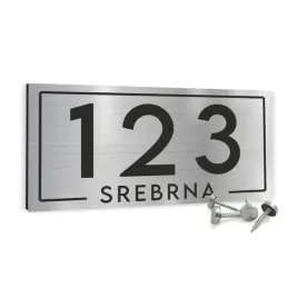 tabliczka-adresowa-numer-domu-40x20cm-srebrna-dibond-z-nadrukiem-uv