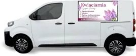 reklama-naklejka-na-samochod-05-m2-kwiaciarnia-kwiaty-wiazanki-wience