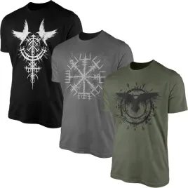 koszulki-meskie-wiking-viking-kompas-la-3-x-t-shirt-koszulka-3pak-zestaw