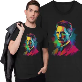 koszulka-nikola-tesla-wynalazca-wynalazki-naukowiec-nauka-technika