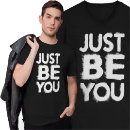 koszulka-z-nadrukiem-just-be-you-t-shirt-motywacyjny-sentencja