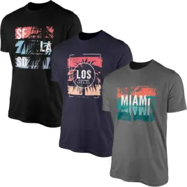 koszulki-meskie-na-lato-wakacje-miami-la-3-x-t-shirt-koszulka-3pak-zestaw