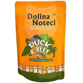 mokra-karma-dla-kota-dolina-noteci-superfood-kaczka-z-wolowina-85-g