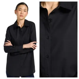 koszula-damska-lee-classic-shirt-czarna-klasyczna-casual-xs