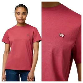 t-shirt-damski-wrangler-sign-off-tee-earth-red-czerwona-koszulka-m