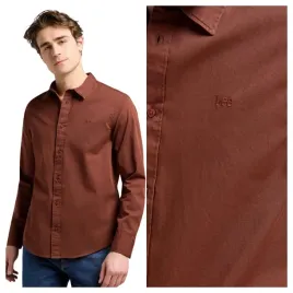 koszula-meska-lee-patch-shirt-brazowa-bawelna-casual-s