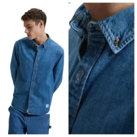 koszula-meska-lee-workwear-button-down-brazowa-z-dlugim-rekawem-xxl