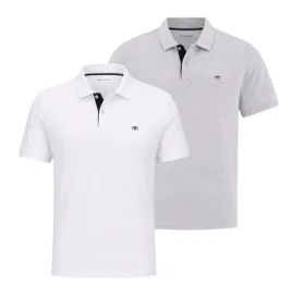 2-pak-meska-koszulka-polo-tom-tailor-doublepack-szara-biala-t-shirt-3xl
