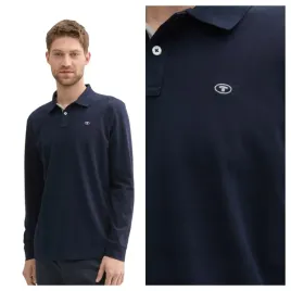 koszulka-polo-meska-tom-tailor-basic-polo-ls-granatowa-bawelniana-s