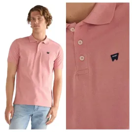 koszulka-meska-wrangler-polo-shirt-dusty-rose-bawelniane-rozowe-polo-s