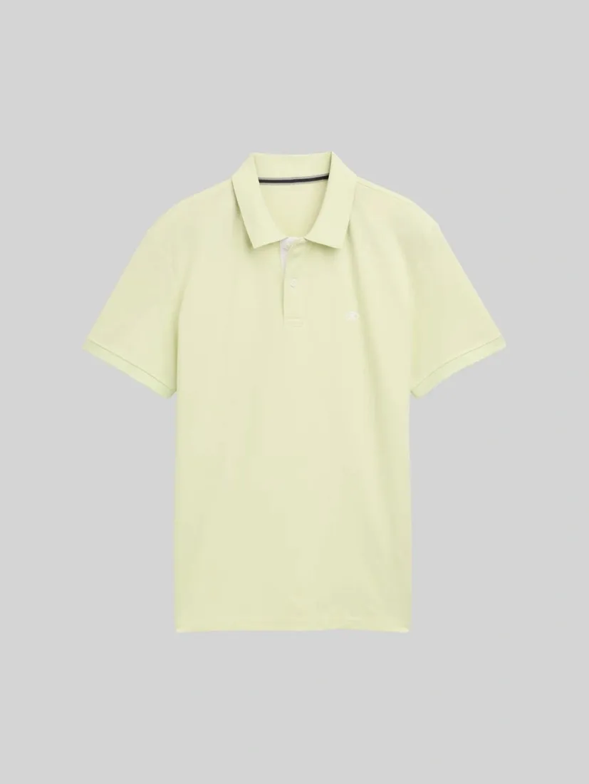 meska-koszulka-polo-tom-tailor-basic-lime-cream-green-m-stan-nowy