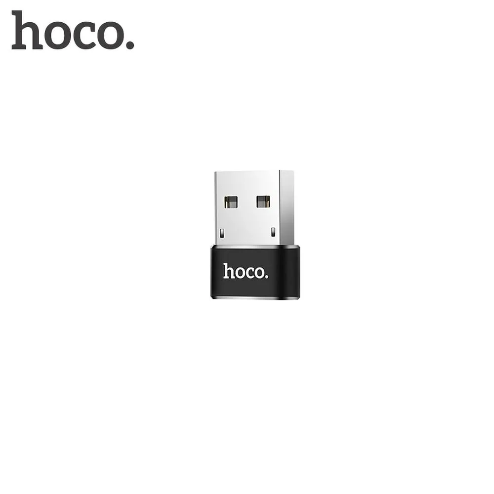 hoco-adapter-otg-usb-do-typ-c-ua6-czarny-stan-nowy