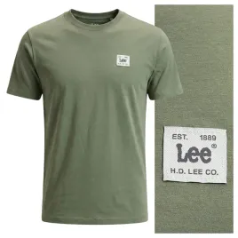 koszulka-meska-lee-woven-label-tee-zielona-t-shirt-krotki-rekaw-s