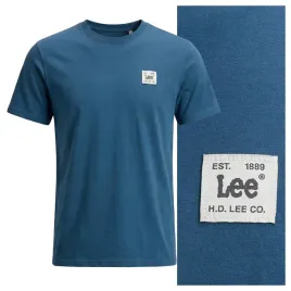 koszulka-meska-lee-woven-label-tee-niebieska-t-shirt-krotki-rekaw-s