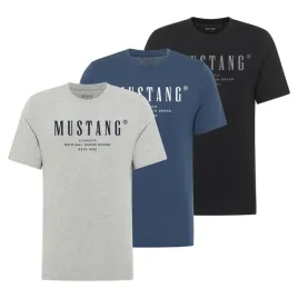 mustang-3pak-koszulki-meskie-bawelniane-logo-basic-t-shirt-m