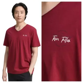 koszulka-meska-tom-tailor-t-shirt-czerwona-z-nadrukiem-klasyczny-xl