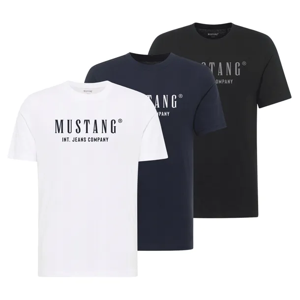 3pak Męski T-Shirt Mustang Style Alex Napis 1017990 XL