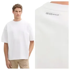 meska-koszulka-tom-tailor-oversized-t-shirt-white-l