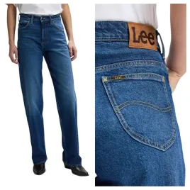spodnie-damskie-lee-rider-loose-niebieskie-bawelniane-jeansy-luzne-w29-l31