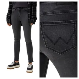 spodnie-damskie-wrangler-high-bawelniane-szare-jeansy-rurki-w27-l30