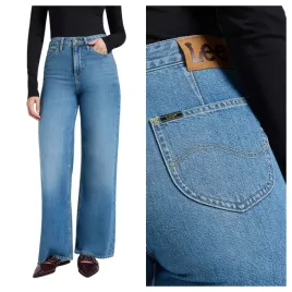 spodnie-damskie-lee-stella-threaded-niebieskie-jeansy-szerokie-w28-l31