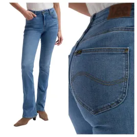 jeansy-damskie-lee-breese-boot-slim-wysoki-stan-niebieskie-w27-l31
