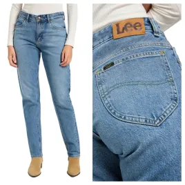 spodnie-damskie-lee-rider-niebieskie-jeansy-klasyczne-bawelniane-w32-l31