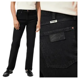 jeansy-damskie-wrangler-sunset-czarne-proste-bawelniane-denim-w27-l30