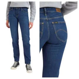 jeansy-damskie-lee-elly-slim-wysoki-stan-niebieskie-w28-l31
